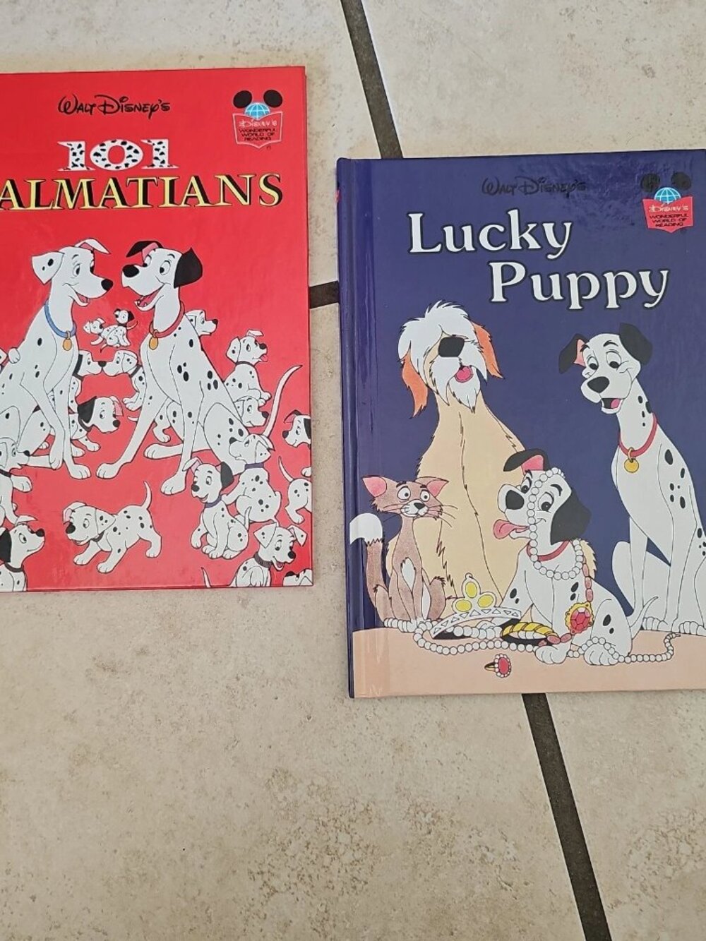 Disney's Wonderful World of Reading-Lot of 2- 101 Dalmatians/Lucky Puppy